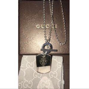 Gucci dog tag 925
